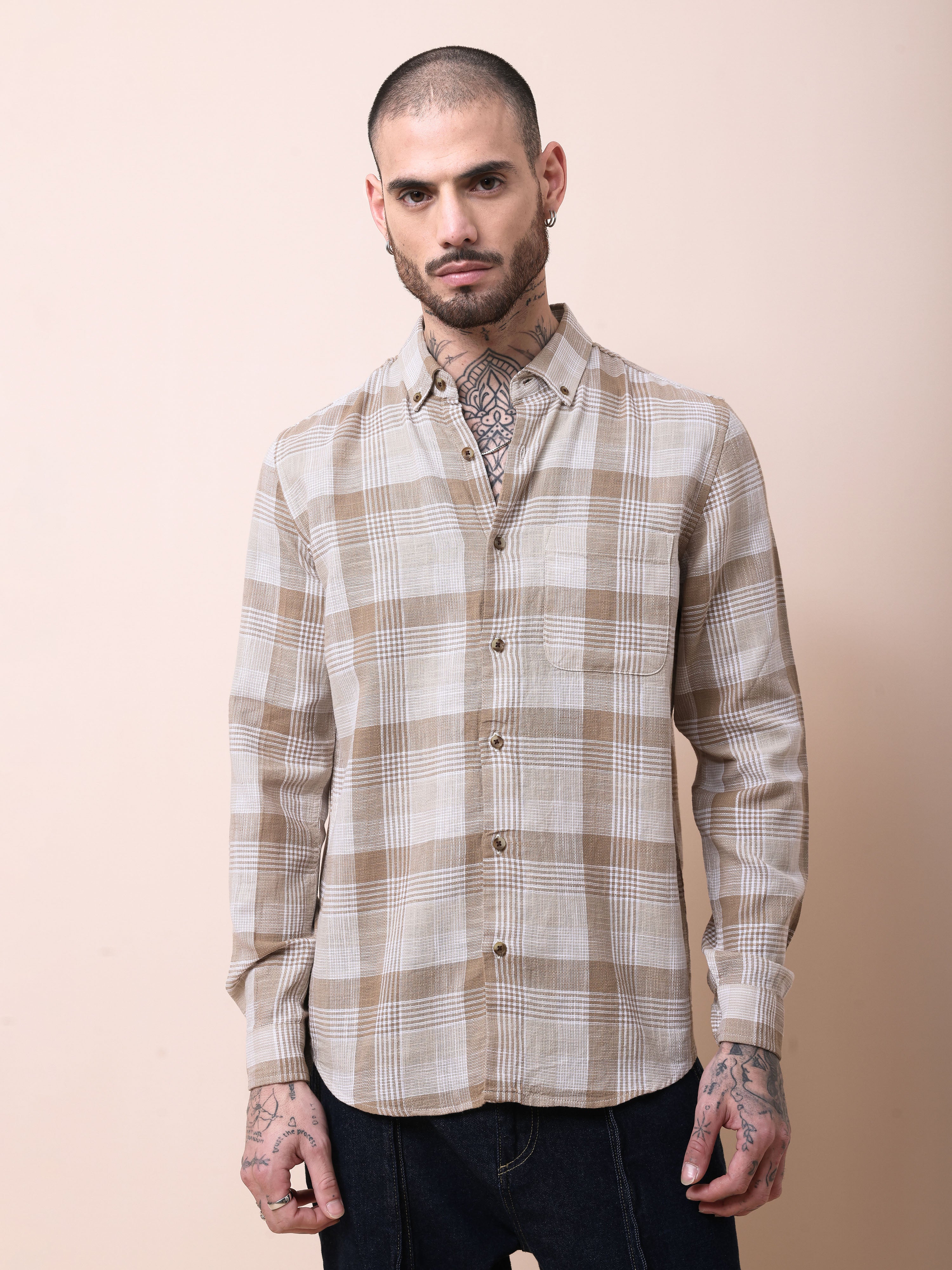 Men's Checks Shirt