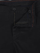 Men Smart Slim Fit Low-Rise Chinos Trousers