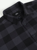 Men Smart Slim Fit Buffalo Checks Checked Casual Shirt
