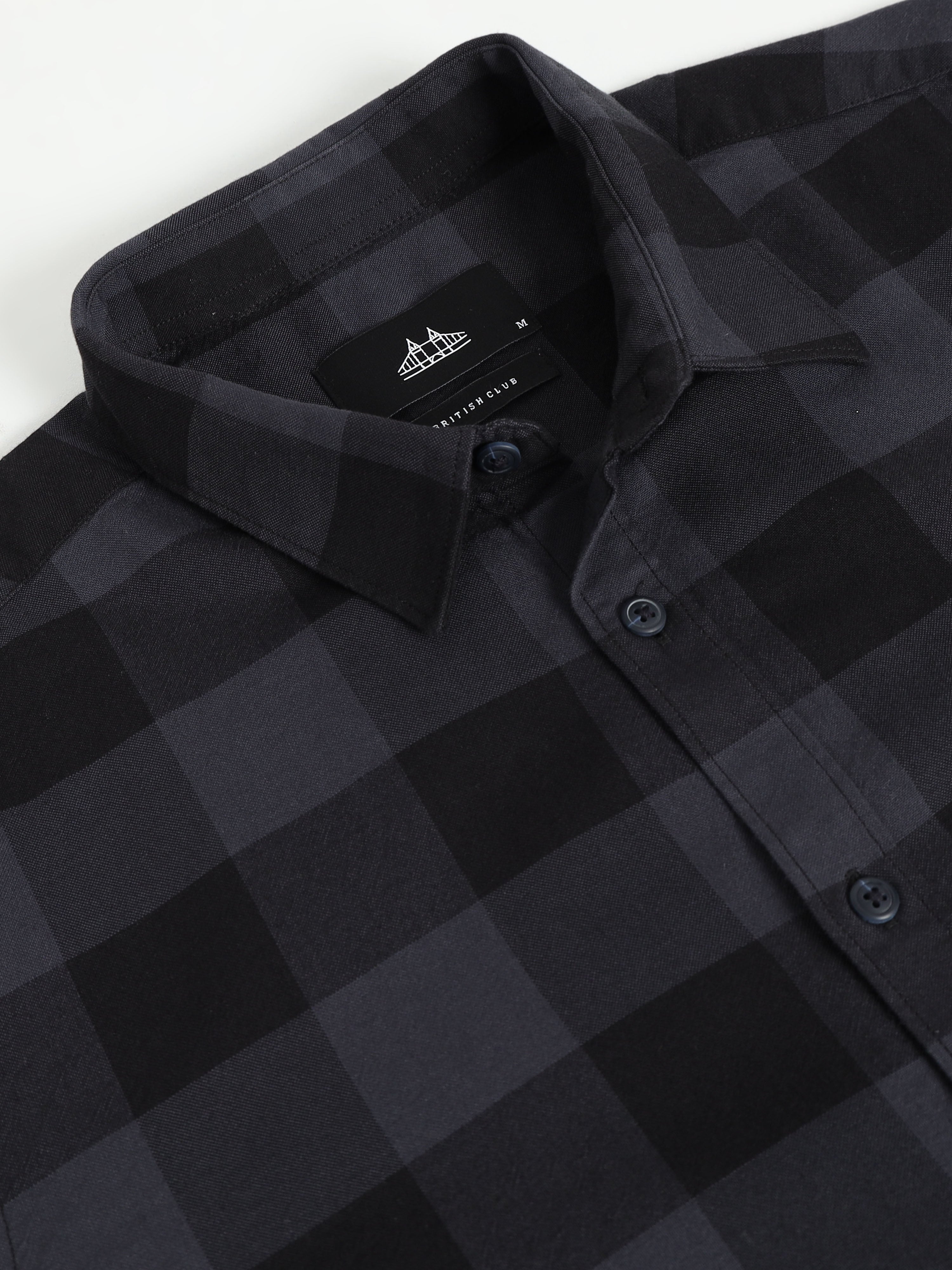 Men Smart Slim Fit Buffalo Checks Checked Casual Shirt