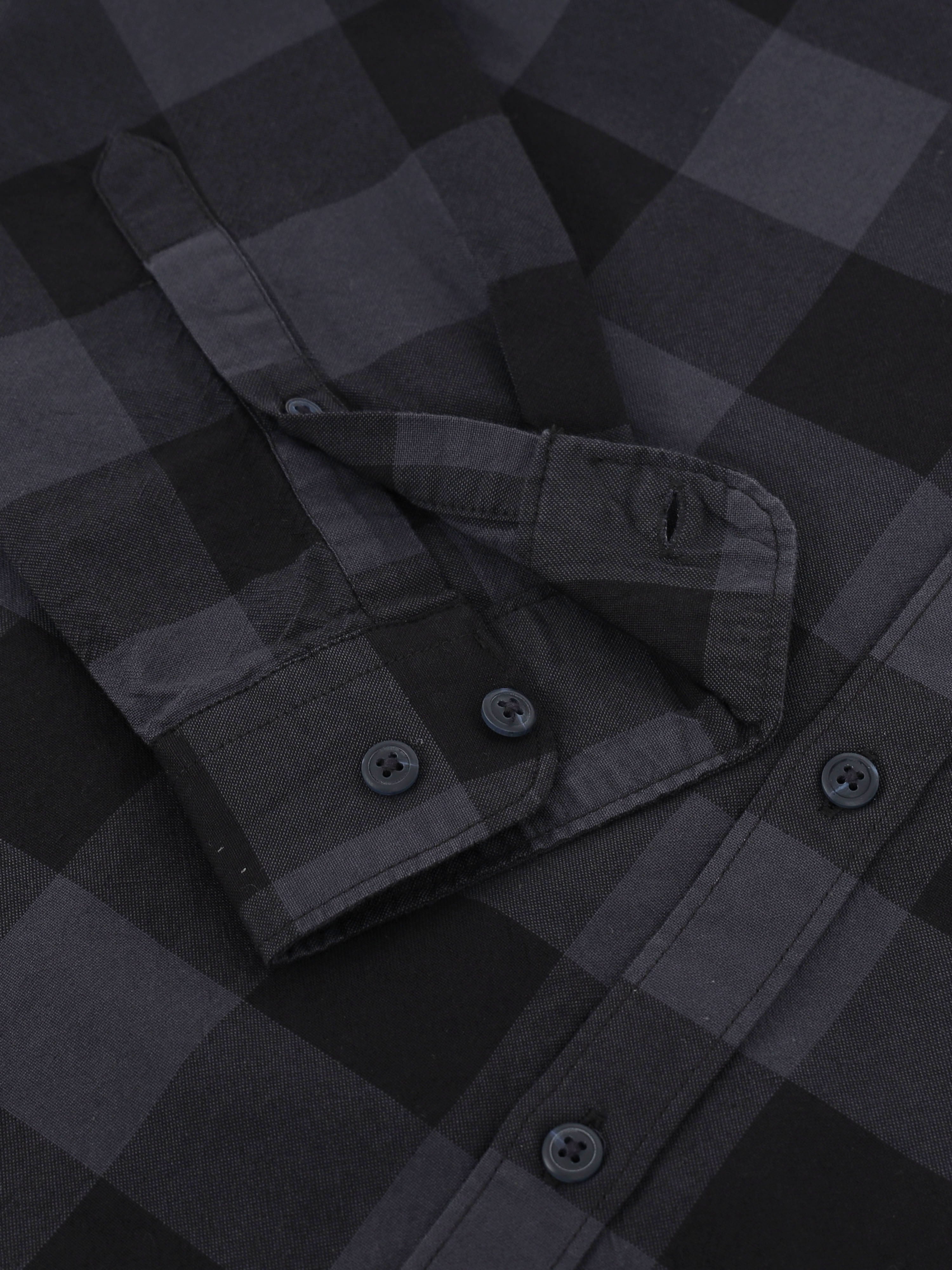 Men Smart Slim Fit Buffalo Checks Checked Casual Shirt