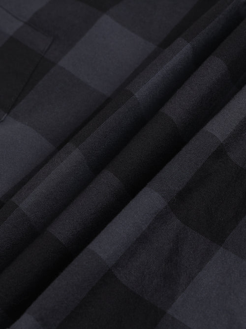 Men Smart Slim Fit Buffalo Checks Checked Casual Shirt