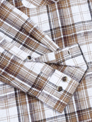 Men's Checks Double Pocket Shirt