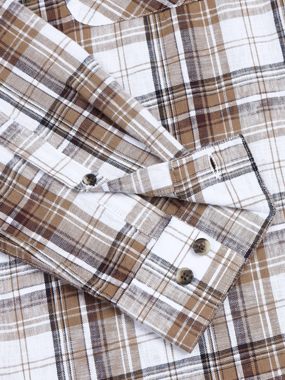 Men's Checks Double Pocket Shirt