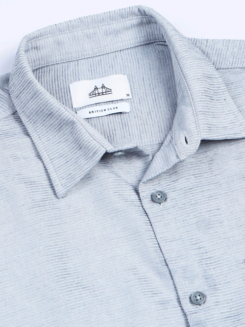 Men's Textured Solid Shirt