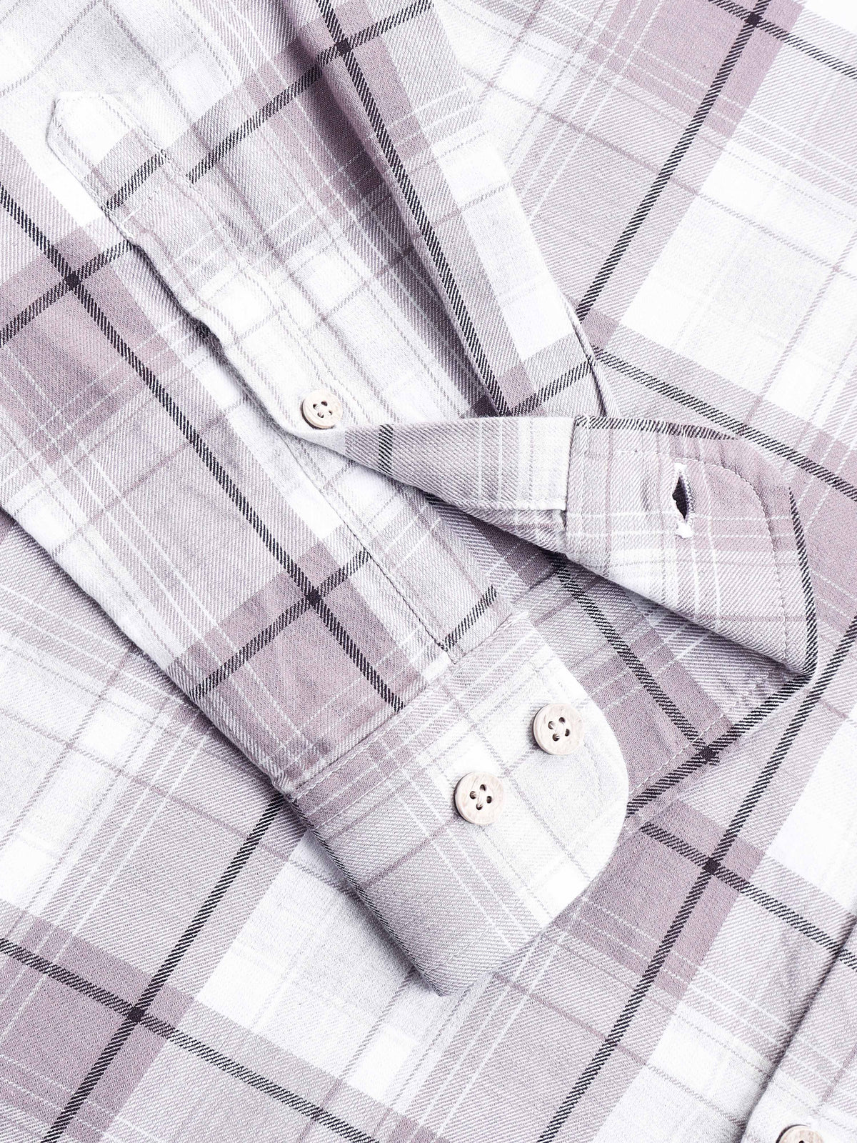 Men's Mellange Twill Checks Shirt