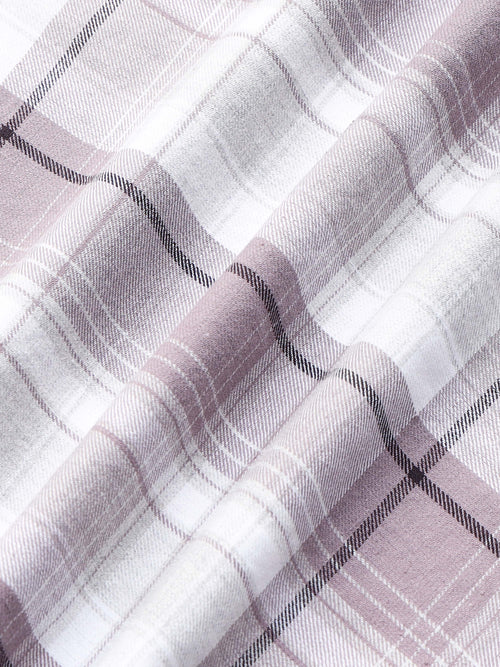 Men's Mellange Twill Checks Shirt