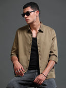 Men's Premium Twill Solid Shirt