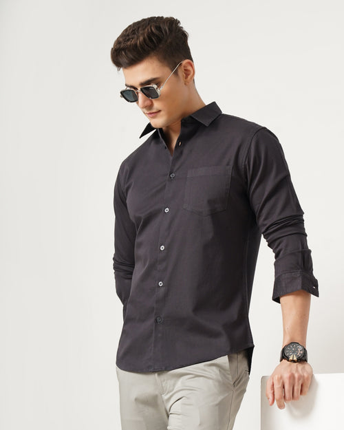 Men's Solid Casual Shirt