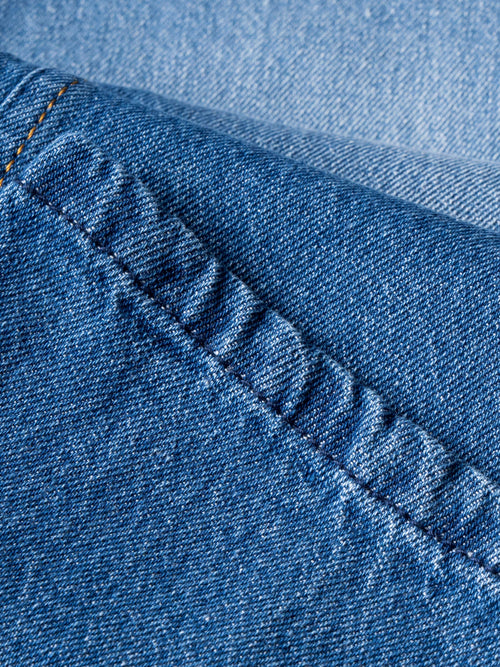 Men Smart Slim Fit Mid-Rise Light Fade Jeans