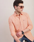 Men Slim Fit Oxford Cotton Casual Shirt