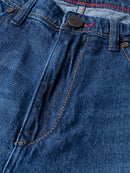 Men Smart Slim Fit Mid-Rise Light Fade Jeans
