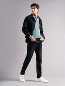 Men Smart Slim Fit Mid-Rise Light Fade Jeans