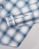 Moklino  Checks Slimfit  Cotton Casual Shirt