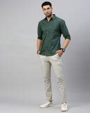 Men Standard Slim Fit Opaque Casual Shirt
