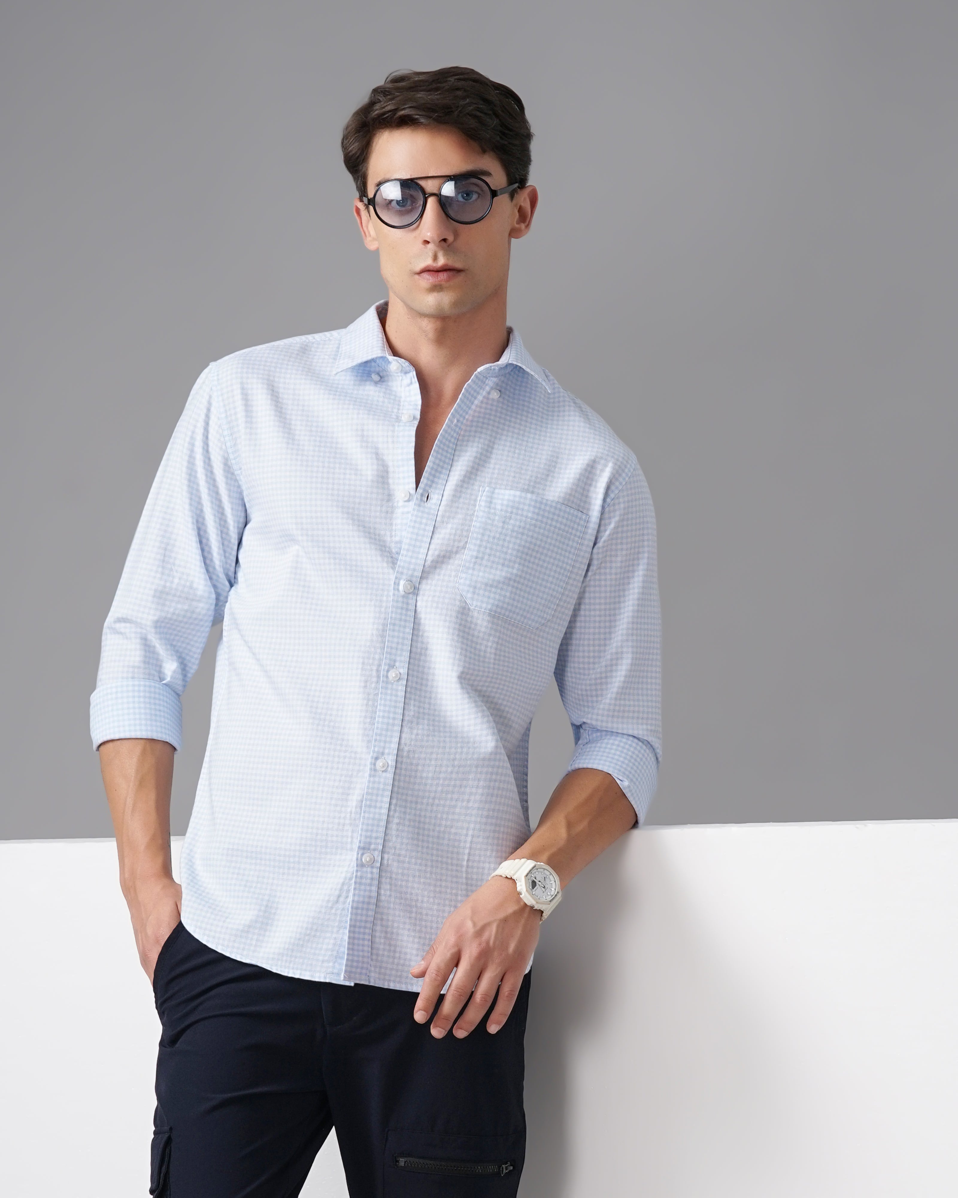 Men's Checks Shirt