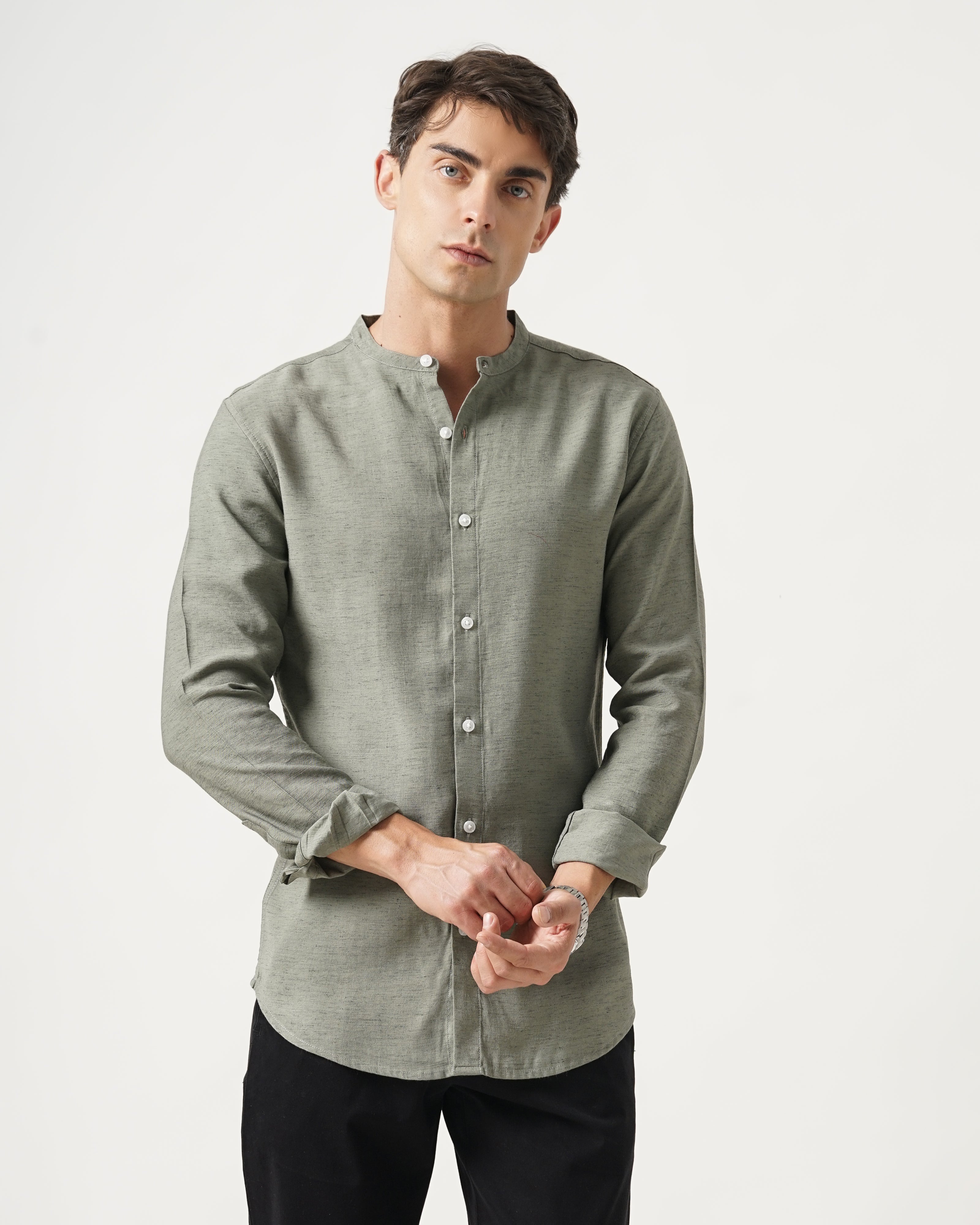 Men's Solid Casual Shirt