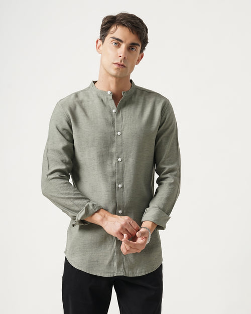 Men's Solid Casual Shirt