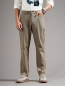 Men Tailored Low-Rise Trousers