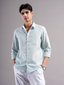 Men Smart Slim Fit Striped Casual Shirt