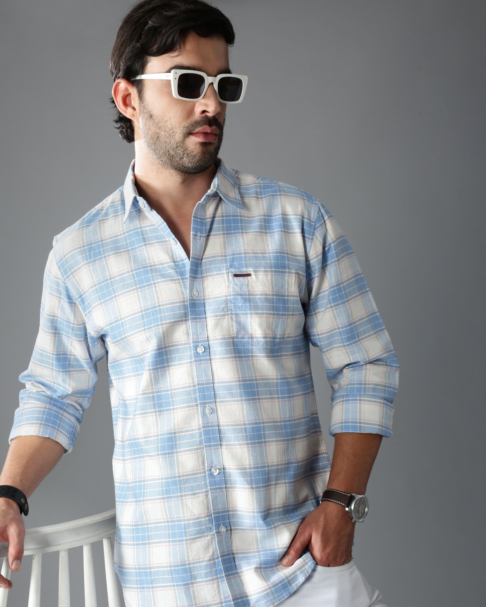 Men's Checks Shirt