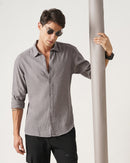 men's Self Design Shirt