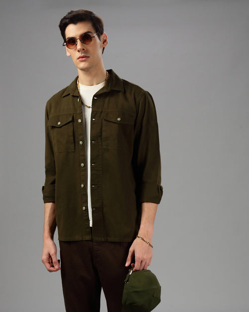 MEN OVERSIZE SHACKET