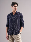 Smart Slim Fit Printed Casual Shirt
