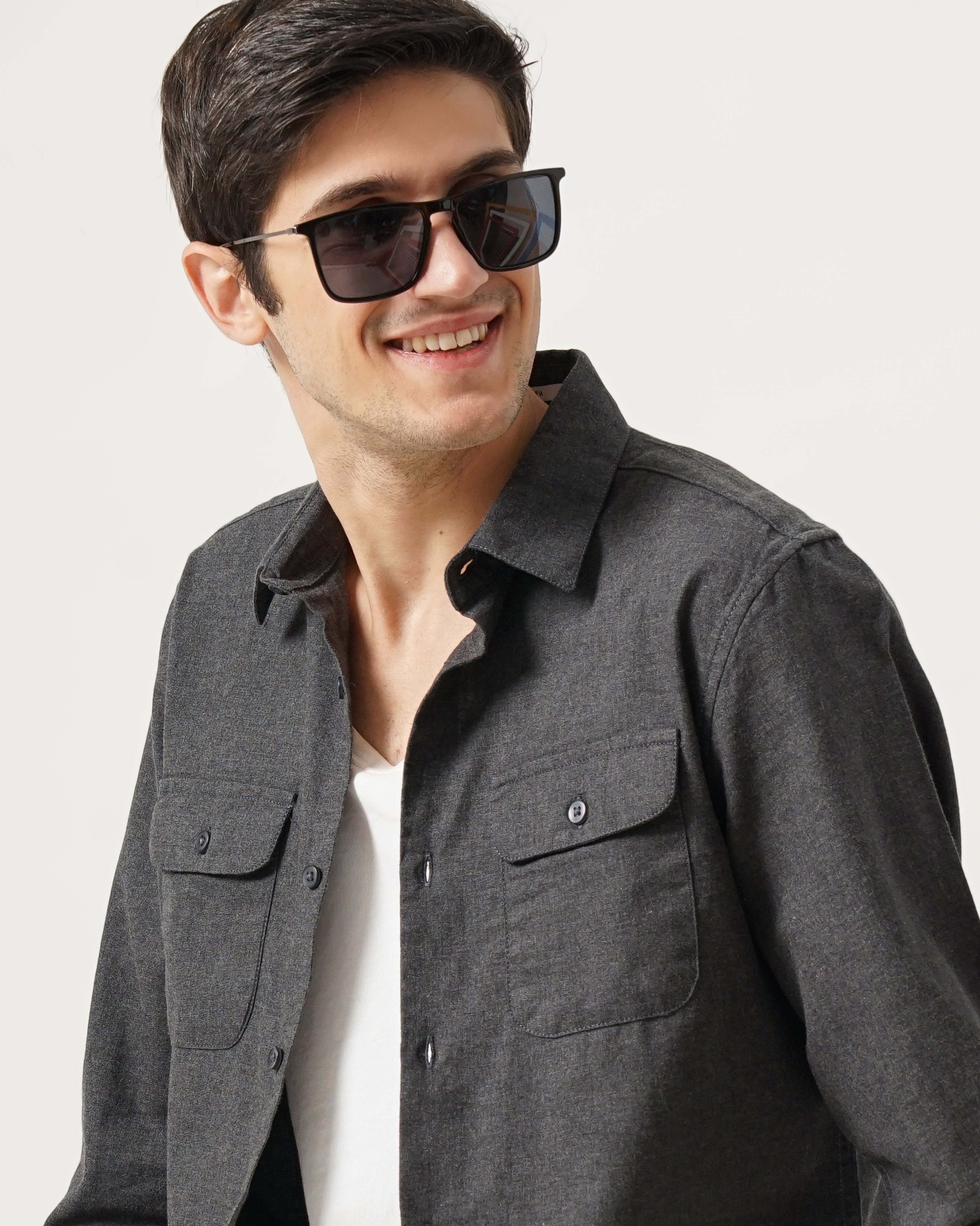 Men's Solid Casual Shirt