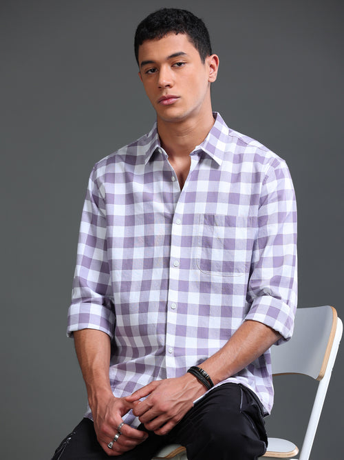 Men Premium Oxford Checks Shirt