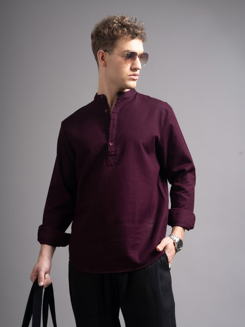 Men's Dobby Kurta Shirt