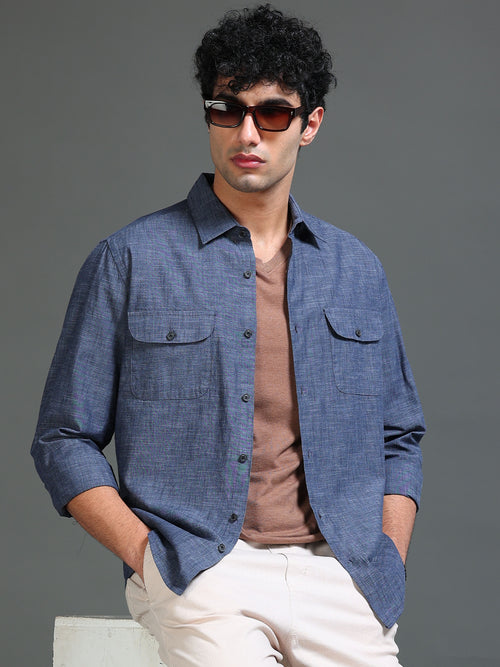 Men's Solid Shirt