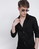 Satin Slim fit  Plain Shirts
