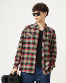 Men Checked Relax Fit Shirt