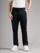 Men Tailored Low-Rise Chinos Trousers