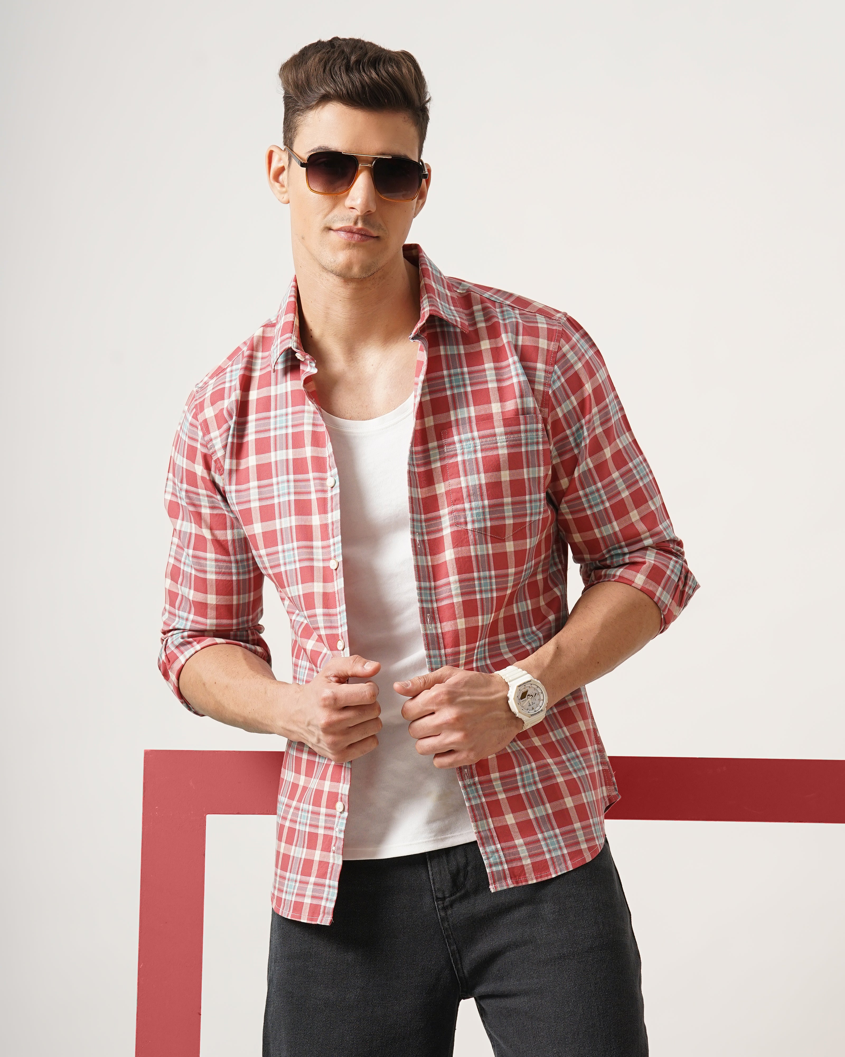 Men's Checks Shirt