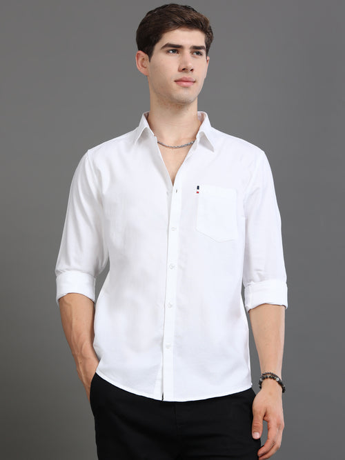 Men Oxford Slim Fit Shirt
