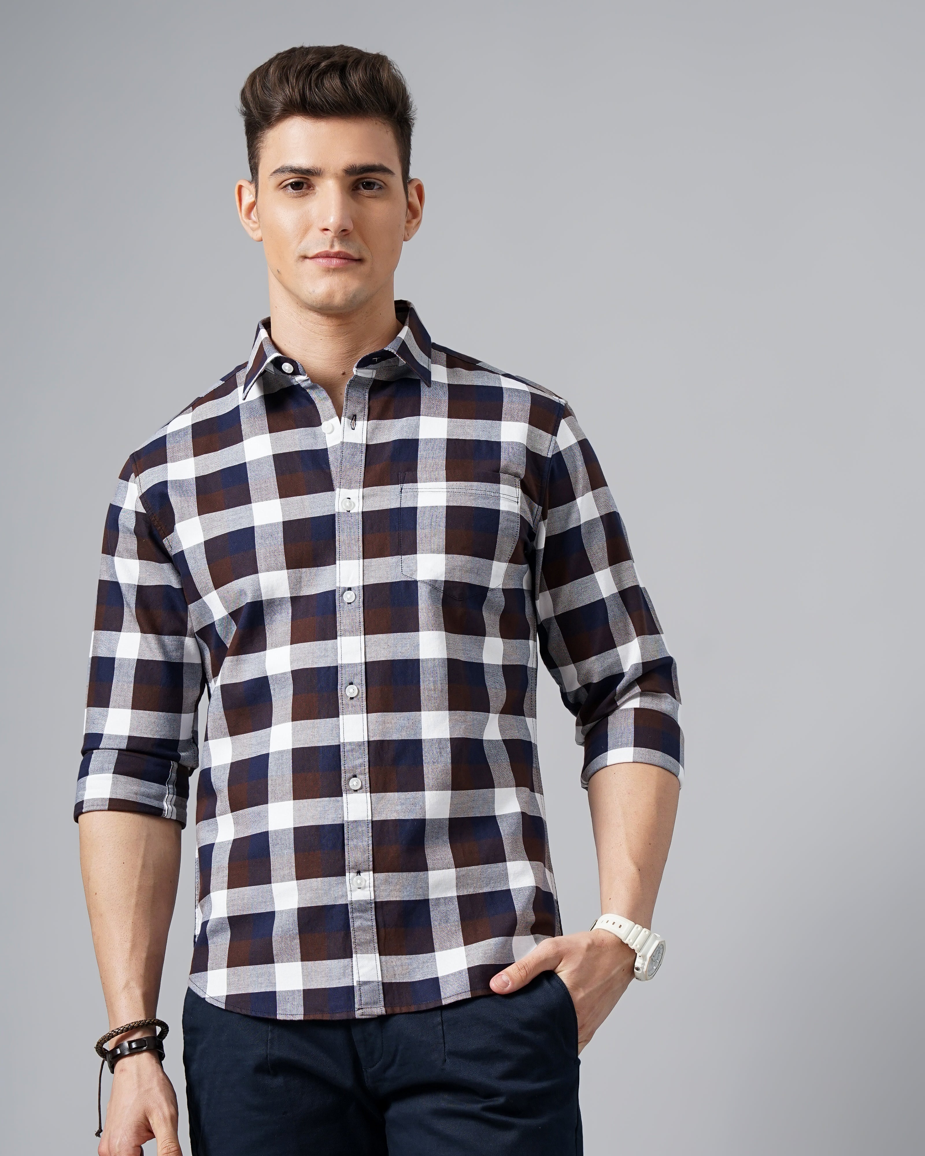 Men's Checks Shirt