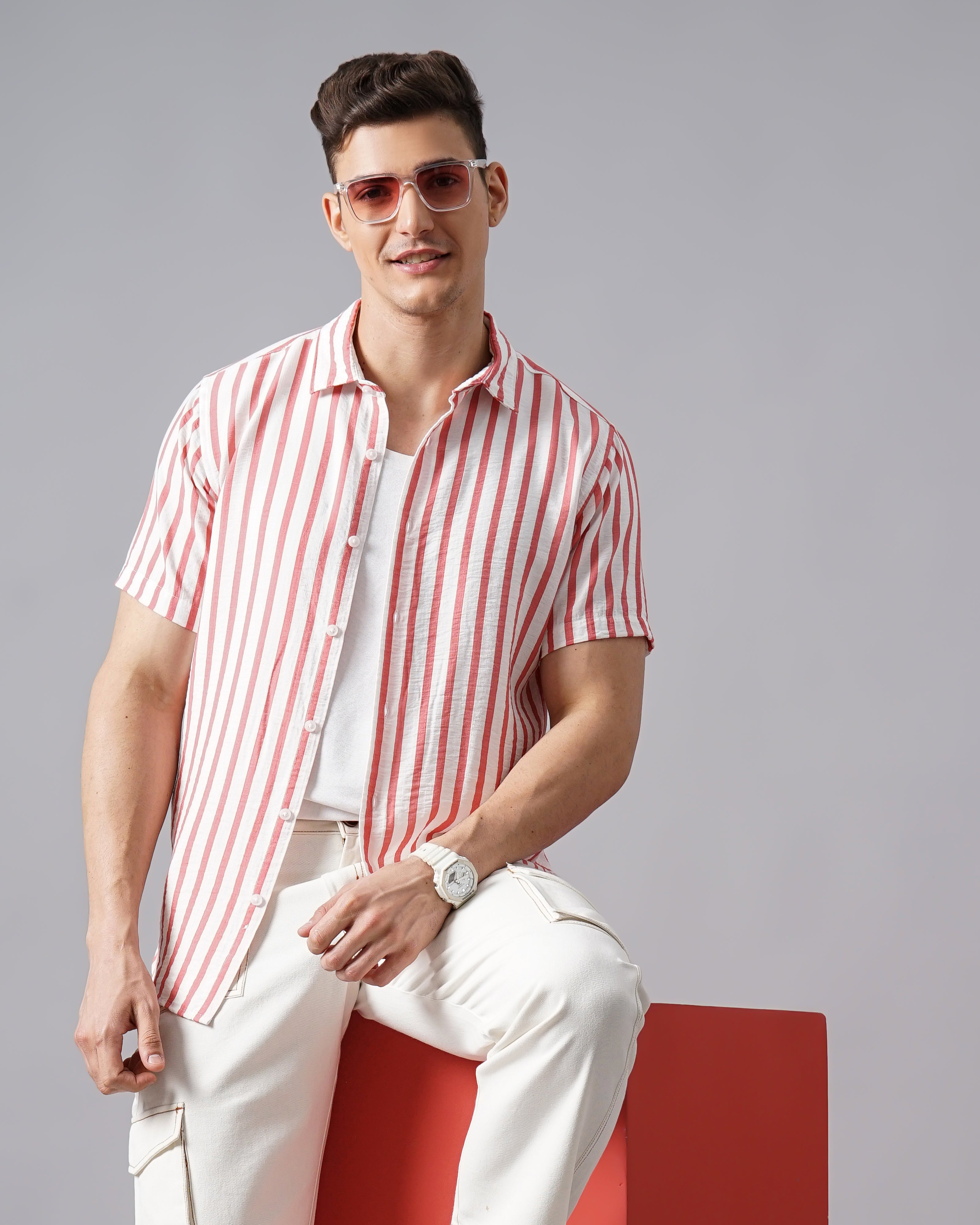 MEN'S STRIPE SHIRT