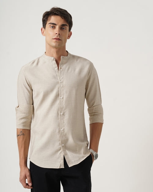 Men's Solid Casual Shirt
