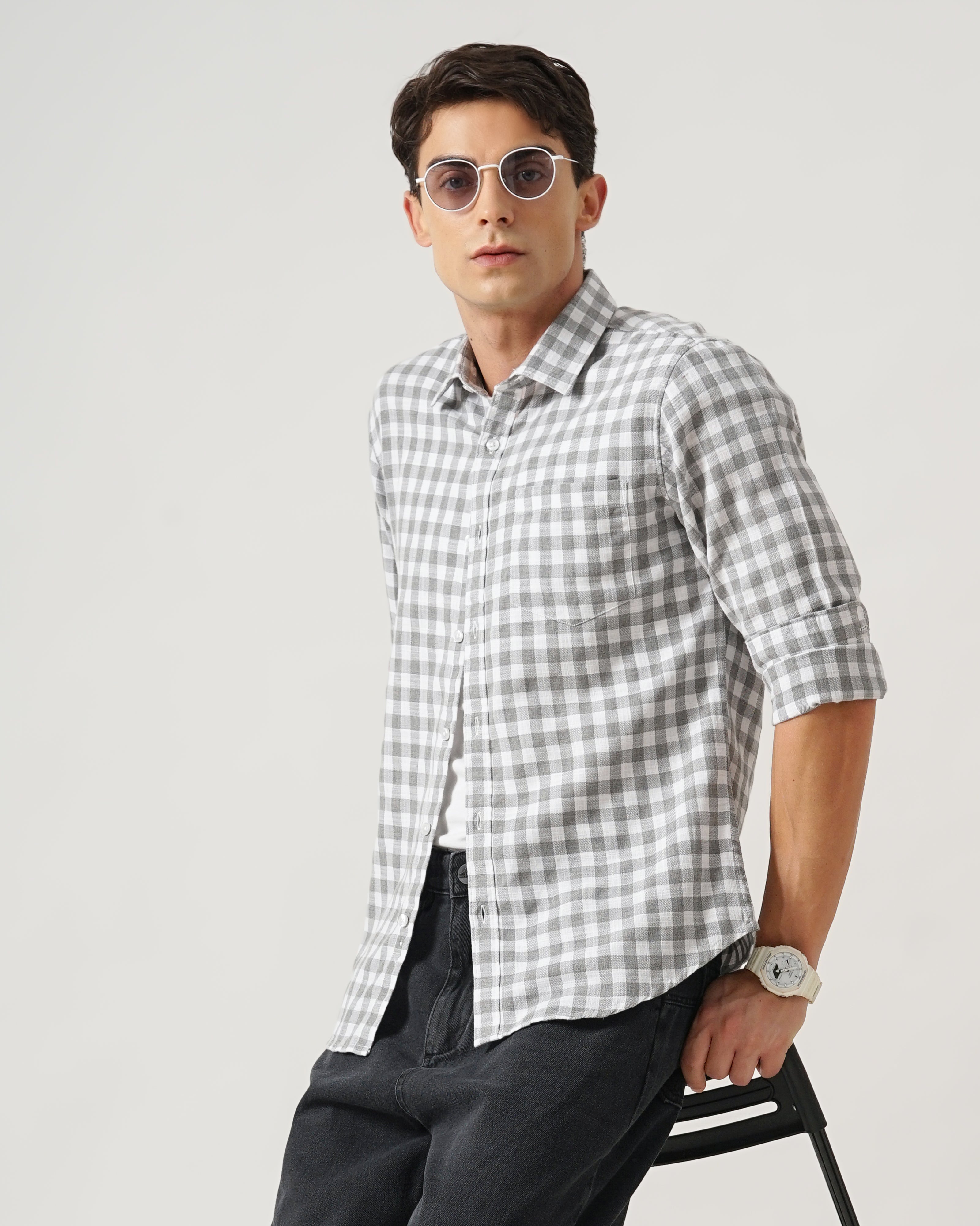 Men's Checks Shirt