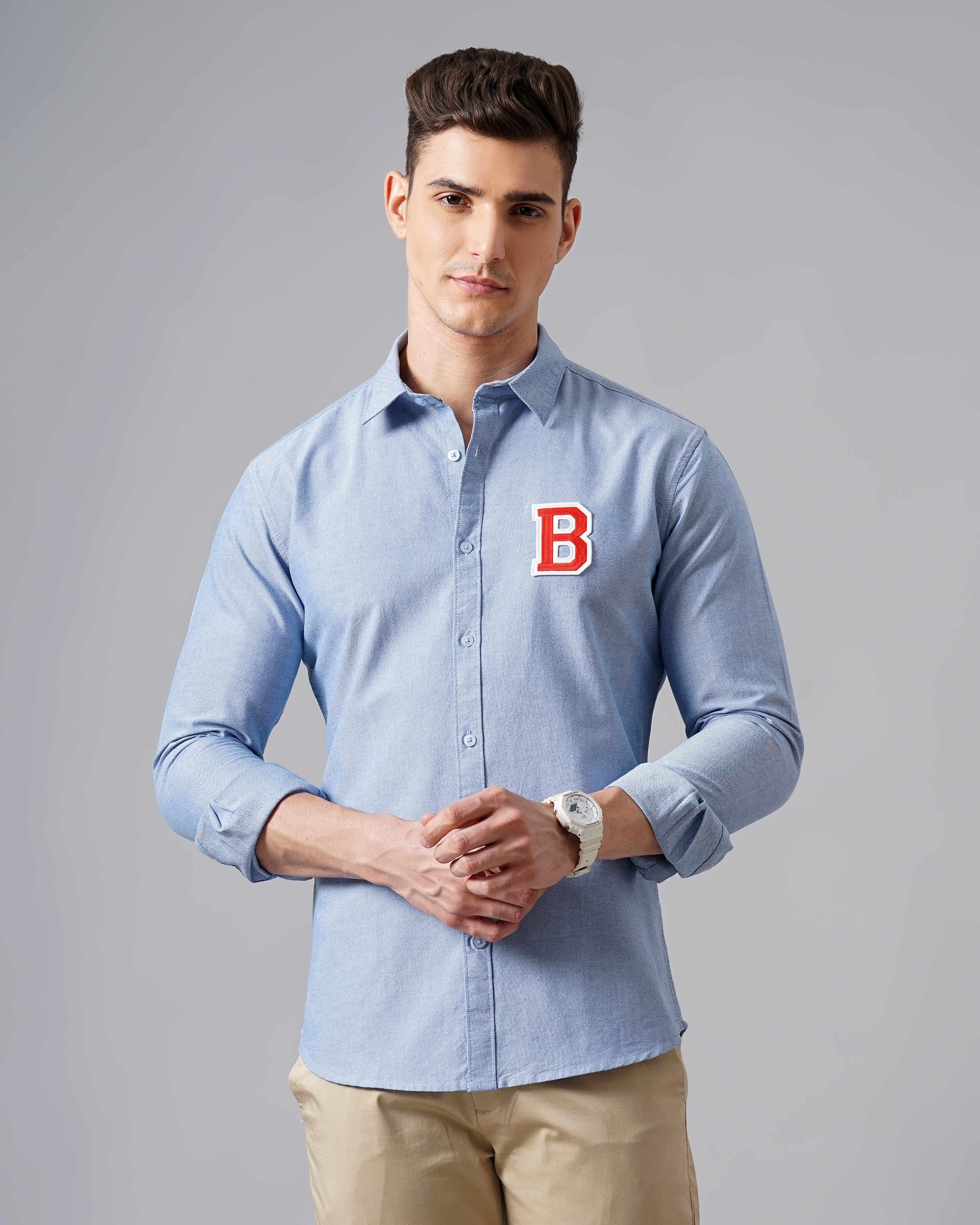 Men's Solid Casual Shirt