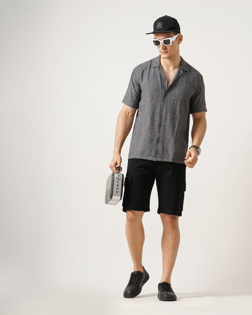 MEN'S SELF DESIGN SHIRT