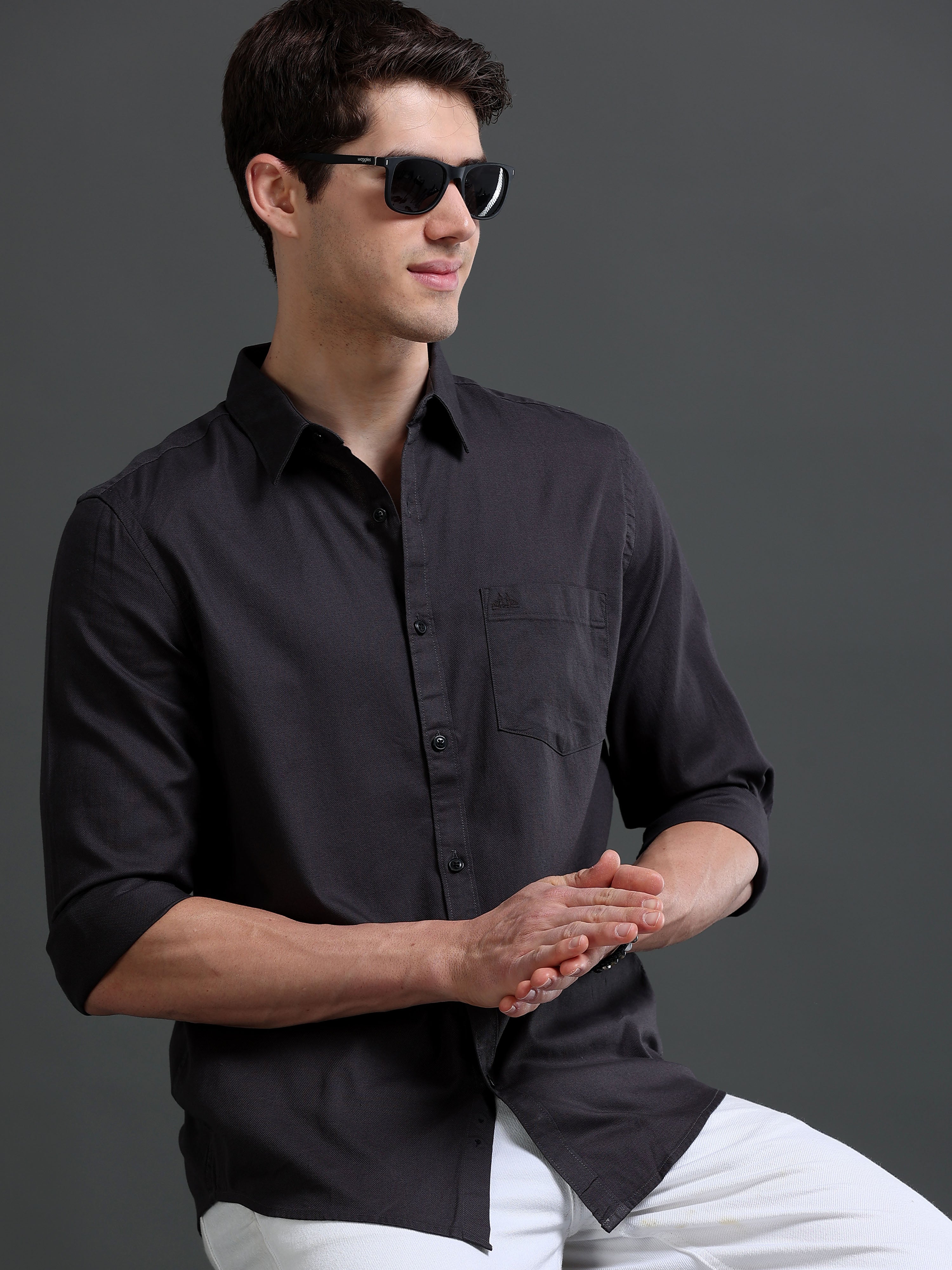 Men Smart Slim Fit Formal Shirt