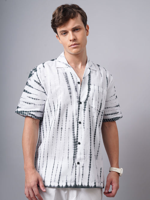 DIP AND DYE SLIM FIT SHIRT