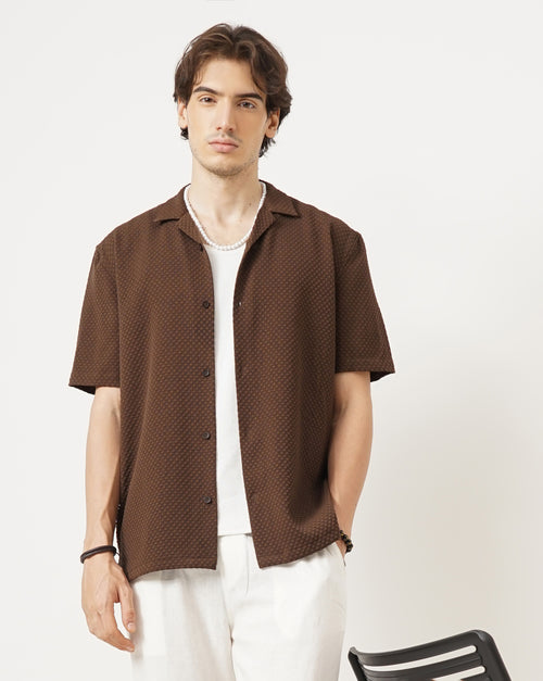MEN'S SELF DESIGN SHIRT