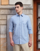 Men Slim Fit Oxford Cotton Casual Shirt