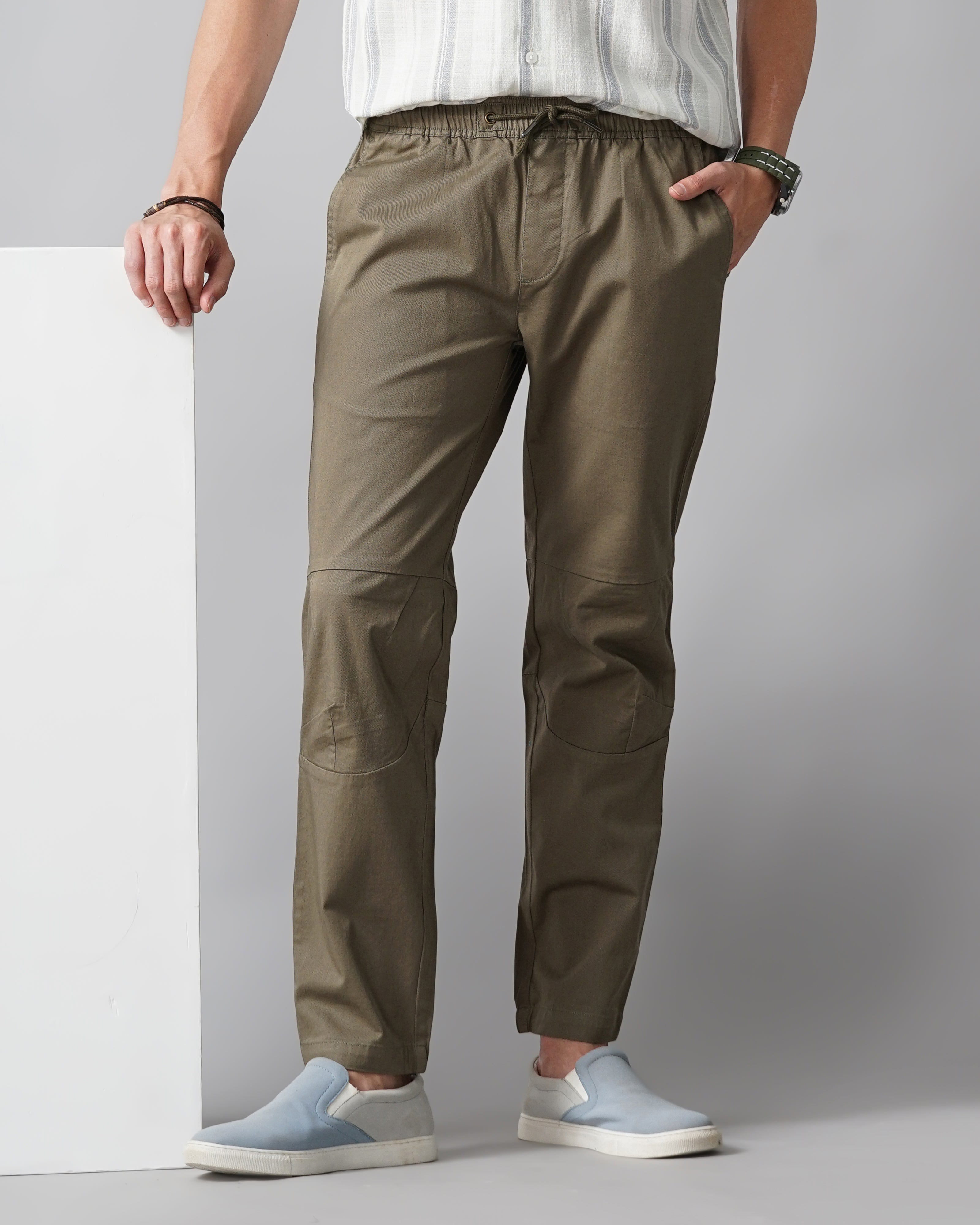MEN'S CARGO ANKLE LENGTH TROUSERS