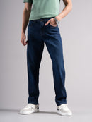 Men Smart Slim Fit Mid-Rise Light Fade Jeans