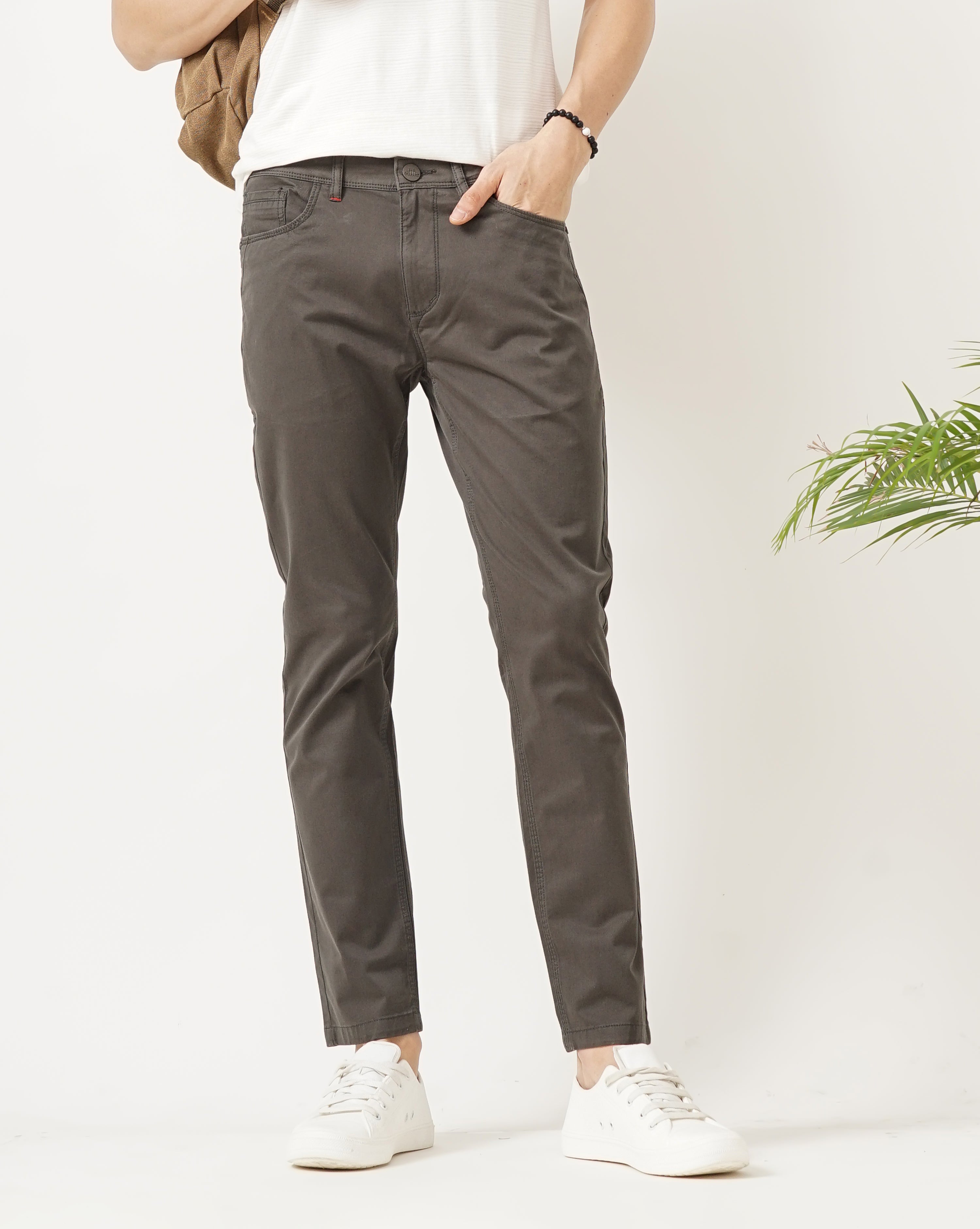MEN'S ANKLE FIT CASUAL CHINOS